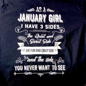 January shirts never worn